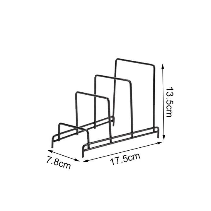 geminini-hoomall-แร็คฝาหม้อจาน5ช่องชั้นวาง-tempat-sendok-แสดงที่วางเขียงที่เก็บเครื่องครัวขายึด