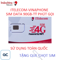 Sim 4G 90GB itelecom gọi vinaphone miễn phí tặng kèm que lấy sim thumbnail