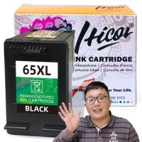 Hicor หมึกอะไหล่สำหรับ HP ตลับหมึกรีไซเคิล65 65XL สำหรับ HP 65ตลับหมึกสีดำชุดคำสั่งผสมสำหรับ HP65 XL