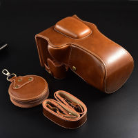 Leather Camera Case For Canon 77D 800D With Strap Storage Bag Protective Photo Body Cover For Canon 77D 800D Black Brown Coffee