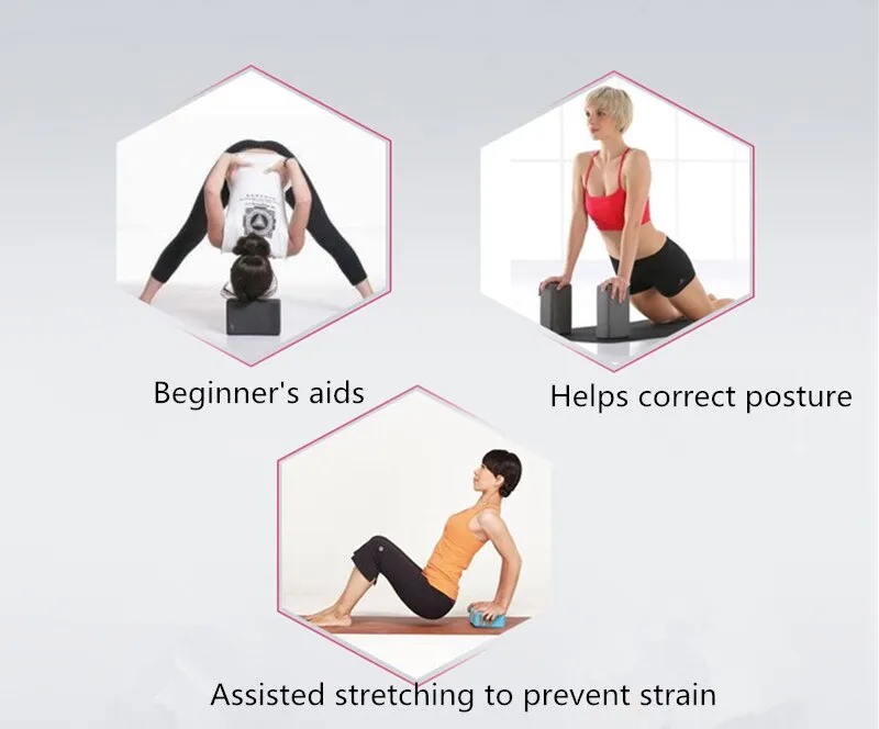 EVA Gym Yoga Blocks Foam Brick for Fitness Training Props Yoga Bolster  Pillow Cushion Stretching Exercise BodyBuilding Equipment - AliExpress