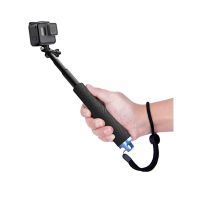 HONGDAK Aluminum Alloy Extendable Handheld Selfie Stick Monopod escoping Pole Phone Clip for GoPro Hero 11 10 9 Insta360