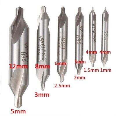 Hss 1.0-5.0มมเคลือบศูนย์ Set Mata Bor หลุมโลหะคัตเตอร์60องศา Countersinks มุมบิต