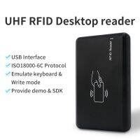 UHF RFID 860-960Mhz ISO18000-63 EPC การ์ดเครื่องอ่านและเครื่องเขียน C1GEN2เข้ารหัสด้วยอินเตอร์เฟส USB ขนาดเล็ก