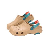 Crocs CLASSIC ALL-TERRAIN CLOG รองเท้า crocs แท้ ที่ติดรองเท้า crocs รองเท้าแตะ รองเท้าชายหาด แต่งรูกลวง ลายโลโก้ สไตล์คลาสสิก สําหรับผู้ชาย