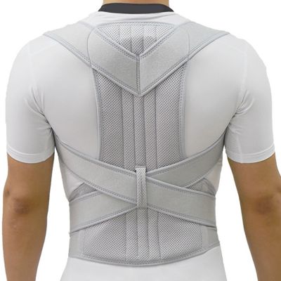 Magnetic Bar Shoulder Support Posture Corrector for Pain Relief Lower Back Brace Straightener Protection Double Banded Belt Men