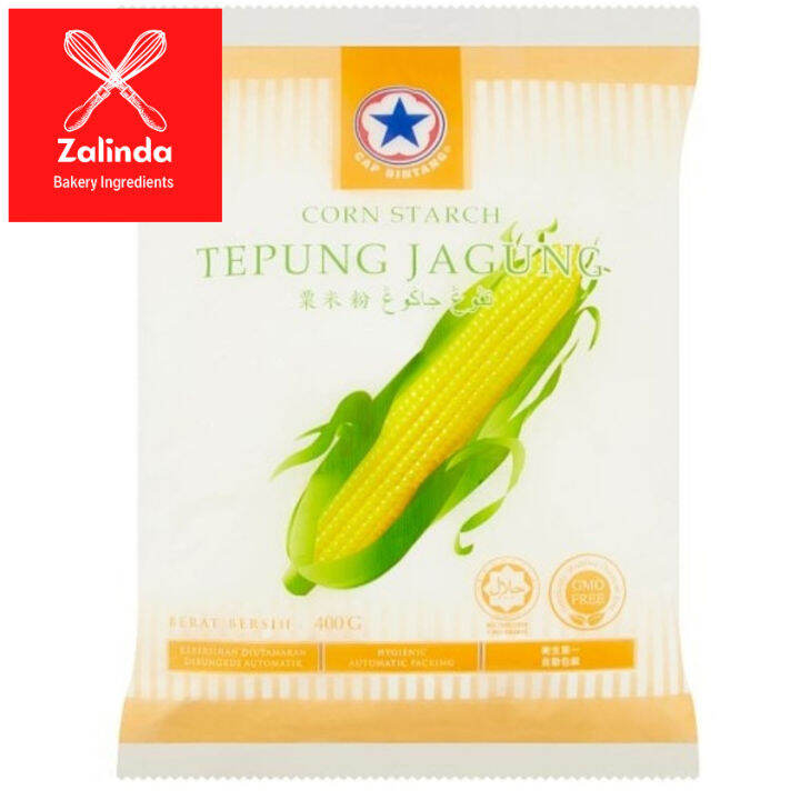 Tepung Jagung Cap Bintang / Corn Starch 400gm Lazada