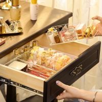 【YD】 Multifunction Storage Makeup Organizer Transparent Stackable Dresser Accessories Shelf