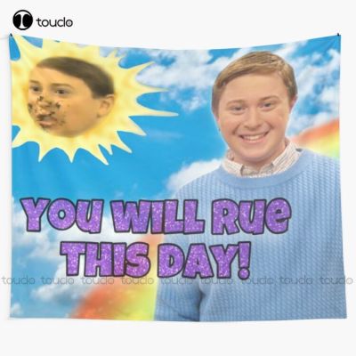 【cw】Rue This Day! - Icarly Gibby Miranda Cosgrove College Humor Tapestry Blanket Tapestry Bedroom Bedspread Decoration Hanging Wall