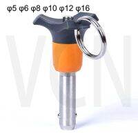 BLP quick release pinsnylon handle button ball lock pinsdiameter 5 6 8 10 12 16 length 10 15 TO 100 mm Stainless steel pins