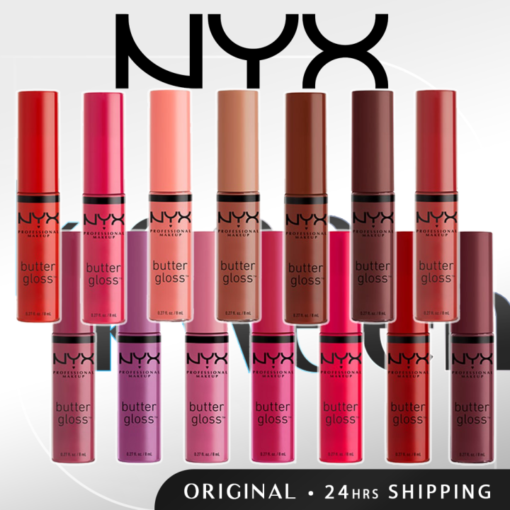 *Authentic* NYX PROFESSIONAL MAKEUP Butter Gloss | 0.27 Fl Oz (8ml ...