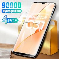 [CNIU digital accessories] 4Pcs 9000D สำหรับ Oppo Realme C31 C35 Hydrogel ฟิล์ม C25Y C25 C25s C21y C21 Full HD HD ไม่มีแก้ว