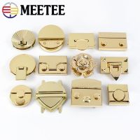 1Pc Meetee Metal Clasp Turn Lock Twist Locks Round Rectangle Handbag Purse Hardware Replace Accessories