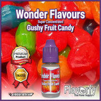 Wonder Flavours Gushy Fruit Candy SC - ลููกอมผลไม้สอดไส้น้ำเชื่อม(เข้มข้น) - กลิ่นผสมอาหาร - ผ่านการรับรองจาก อย. ประเทศไทย บรรจุและขายโดย Flavorfy กลิ่นผสมอาหารอเนกประสงค์ เหมาะสำหรับ ลูกอม, กัมมี่, น้ำผลไม้, เบเกอรี่, ไอศครีม, ของเหลวอื่่นๆ