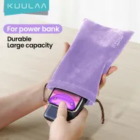 KUULAA Power Bank Storage Bag Phone Accessories Case USB Cable Waterproof Pouch for iPhone Samsung Xiaomi Huawei