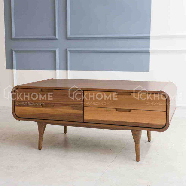 DUNDEE COFFEE TABLE With 2 Drawer Lazada