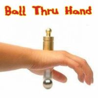 2015 New Ball Thru Hand-Magic Prop,Mentalism,Horrible,Stage Magic,Accessories,Illusions,Magic Tricks,Gimmick