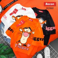 ?HOT สุด เสื้อครอป Tigger น่ารักๆๆๆ เสื้อเอวลอยลายทิกเกอร์ (ได้เฉพาะ: ขาว) สุดฮอต!