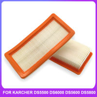 2PC Washable Dust Hepa Filter สำหรับ KARCHER DS6000 DS5600 DS5800เครื่องดูดฝุ่นหุ่นยนต์สำหรับ Karcher 6.414-631.0ตัวกรอง