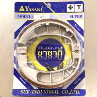 ( Promotion ) สุดคุ้ม ผ้าเบรคดรัม wave พร้อมสปริง ตรา YASAKI ราคาถูก ด รัม เบรค หลัง ด รัม เบรค รถยนต์ ด รัม เบรค หลัง รถยนต์ ผ้า เบรค ด รัม เบรค