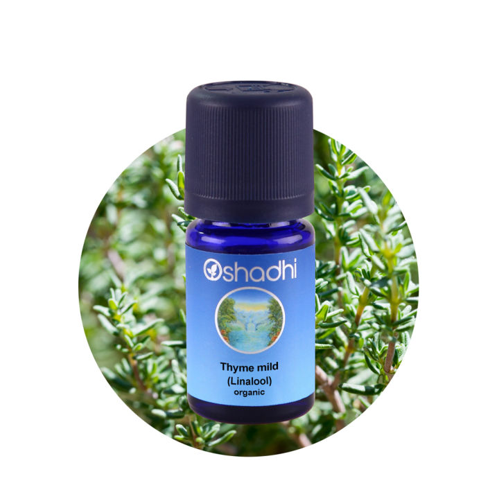 Oshadhi Thyme mild (Linalool) organic Essential Oil น้ำมันหอมระเหย (5 ml)