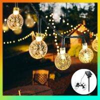 卍 17MM Large/Solar LED String Light/Bubble Ball Light/Outdoor Garden Tent Decoration Waterproof Light/Christmas/New Year Light