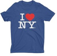 I Love NY Mens Unisex Tee Officially Licensed T-Shirt