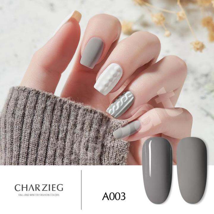 CHAR ZIEG gel polish ยาทาเล็บเจล สีเจล สียาทาเล็บเจล เนื้อสีแน่น ติดทน