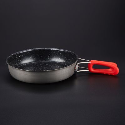 ALOCS Medical Stone Non-stick Frying Pan Multi-purpose Pancake Steak Pan Tableware for Cooking Camping Hiking Picnic