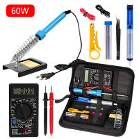 60W soldering iron kit 220V 110V External Heating element welding solder iron with soldering tips Welding Tool Kits