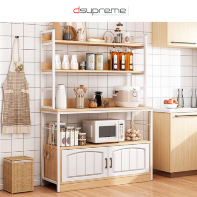 Dsupreme ดีซูพรีม ชั้นวางของในครัว ชั้นวางอเนกประสงค์มีตู้เก็บของด้านล่าง