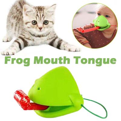 Chessboard Funny Desktop Parent-child Interactive Game Mask Toy Party Mask Frog Tongue O5F7