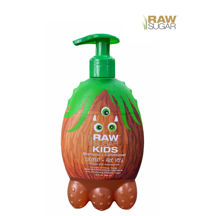 raw-sugar-kids-2-in-1-coconut-aloe-vera-shampoo-amp-conditioner-12-fl-oz-ราคา-450-บาท