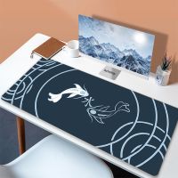 ✆▤ Big Mouse Pad Gamer Abstract Art Koi 90x40cm XXL Large Gaming Mause Mat Computer Keyboard Mouse Mat Mousepad For PC Desk Pad