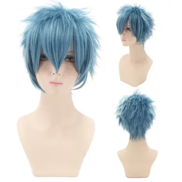 Anime Sk8 The Infinity Wig Adam Shindo Ainosuke Explode Blue Hair