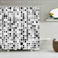 【CW】♟✇◆  Mosaic Pattern Polyester Fabric Shower Curtains Multi-size Curtain for