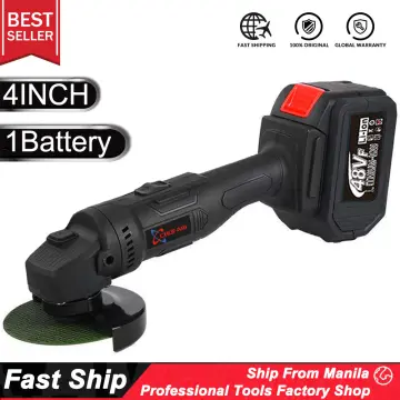 125/100mm Brushless Cordless Angle Grinder 4 Variable Speed Electric  Grinding Machine Power Tools For Makita