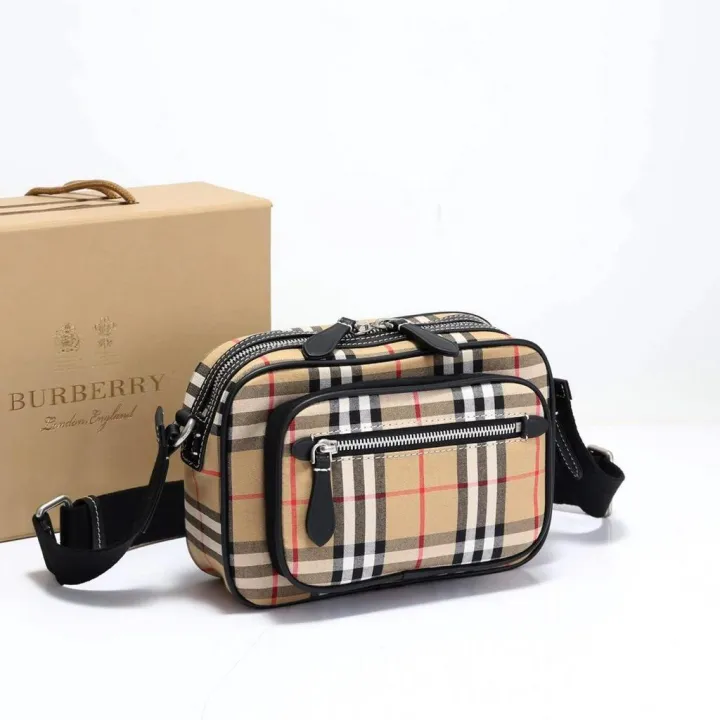 New arrival !! 】Burberry Classic Vintage Plaid Camera Bag Shoulder  Crossbody Bag | Lazada PH