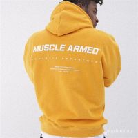 Men Hoodies Fitness Bodybuilding Sweatshirt Outdoor Sportswear Male Workout Hooded Jacket Clothing