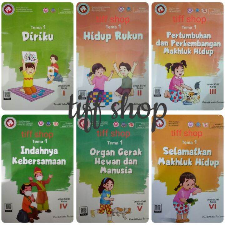 Buku PR /LKS Tematik SD Tema 1-9 Kelas 1 2 3 4 5 6 (K13 - Revisi 2018 ...