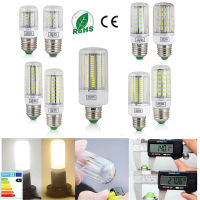 หลอดไฟหลอดไฟข้าวโพด LED E27,หลอดไฟ LED 30 - 136 165เท่ากัน60W ตะเกียงไฟฟ้า AC 220V 5730หลอดไฟตะเกียบทรงข้าวโพด SMD สีขาวอบอุ่นสีขาวสว่างเป็นพิเศษสำหรับห้องนอนห้องนั่งเล่นไฟในร่ม