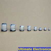 10Pcs/Lot SMD Electrolytic Capacitor 2.5V 4V 6.3V 10V 16V 25V 50V 100V 1uF 2.2uF 4.7uF 10uF 33uF 47uF 100uF 220uF 470uF 1000uF Electrical Circuitry Pa