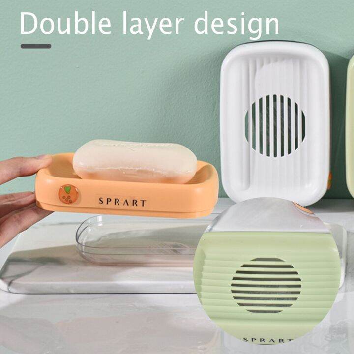 double-layer-soap-box-no-drilling-soap-storage-holder-for-bathroom-wall-soap-dish-container-bath-accessories-soap-dishes