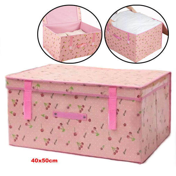 STORAGEBOX(LARGE) Folding Nonwoven Box Multipurpose 40x50cm Wardrobe Space Saving Storage