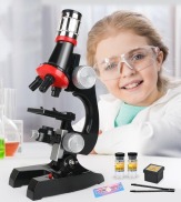 Kính Hiển Vi Trẻ Em Science Microscope Phóng Đại 1200X Kèm Phụ Kiện Tiêu