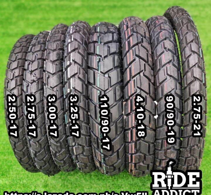 LEO RAPTOR DUAL SPORT TUBE TYPE TIRE for CAFE RACER / BRAT 17" 18" 19