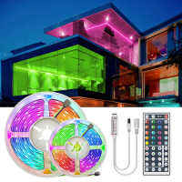 LED STRIP RGB 12V พร้อมรีโมทย์ และAdapter 5M