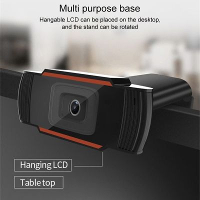 IRCTBV 360บทเรียนออนไลน์ ° หมุนได้720P กล้องคอมพิวเตอร์เดสก์ท็อปไมค์แบบคลิปออนกล้องเว็บแคม HD 1080P กล้อง PC