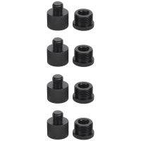 8 Pcs Mic Thread Adapter Set 5/8 Female to 3/8 Male and 3/8 Female to 5/8 Male Screw Adapter Thread for Micr Stand Mount