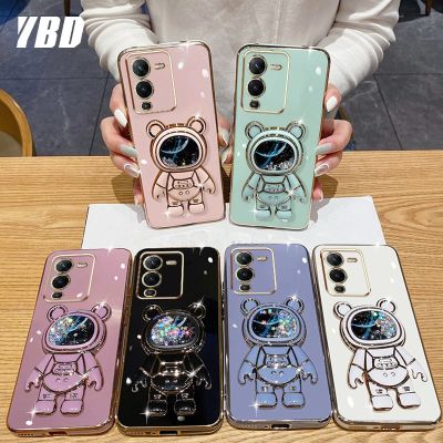 YBDเคสนิ่มเคสสำหรับดีไซน์ใหม่2023 Vivo V25 Pro 5G V25 5G V25E เคสโทรศัพท์สเตอริโอน่ารัก3D ดาวนักบินอวกาศ